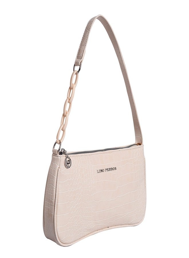 Lino Perros women fancy shoulder bag (OFFWHITE) - Image 2